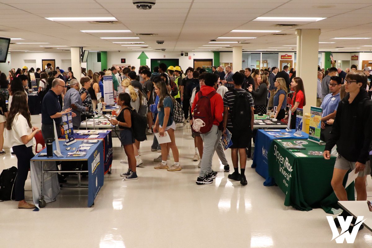 This morning, juniors and seniors had the chance to attend our College &amp; Career Fair! 96 colleges, universities and technology/trade schools travelled to all three high schools to meet with students.