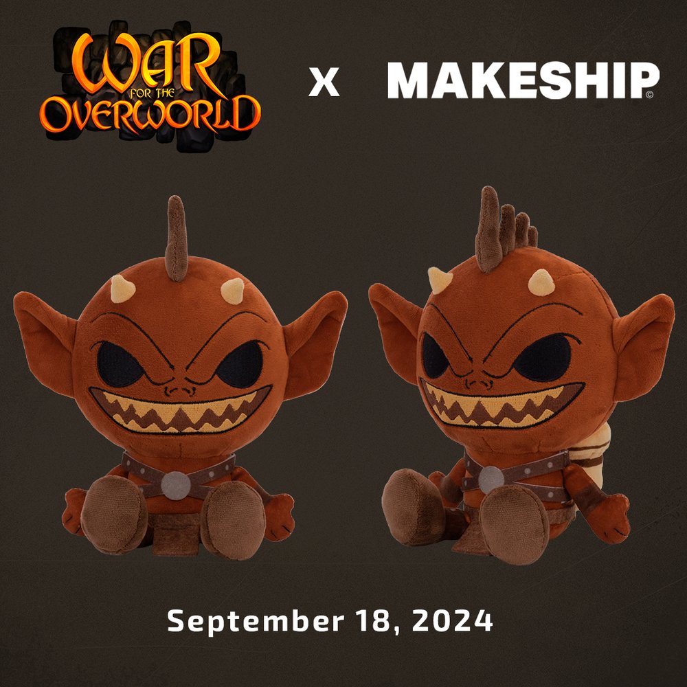 The dark pact has been sealed. We're teaming up with <a href="/Makeship/">Makeship</a> to bring you adorable destruction in the form of a plushie Imp!

Place your orders from tomorrow! makeship.com/products/war-f…

And keep an eye out for a new WFTO Patch at the same time!