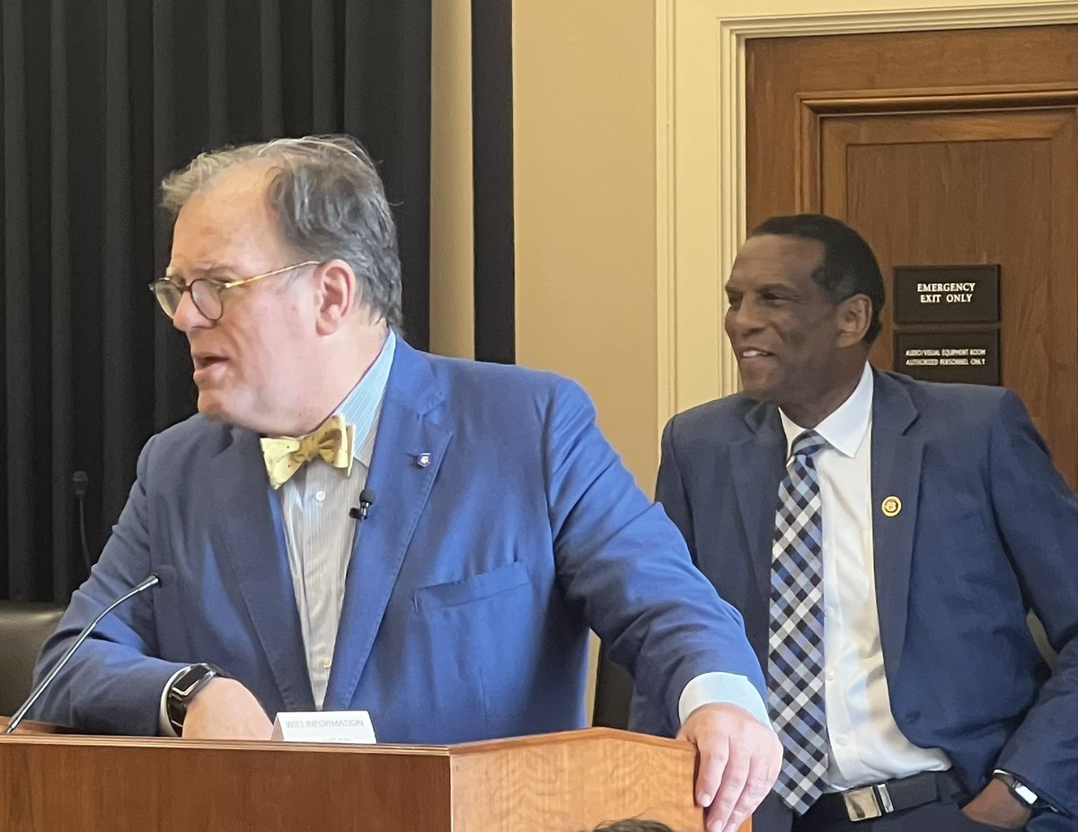 It was a pleasure joining <a href="/RepBurgessOwens/">Rep. Burgess Owens</a> at the Congressional Lunch and Learn last week. #Veterans and #Military deserve freedom to choose #highered that’s right for them—not selective regulation.