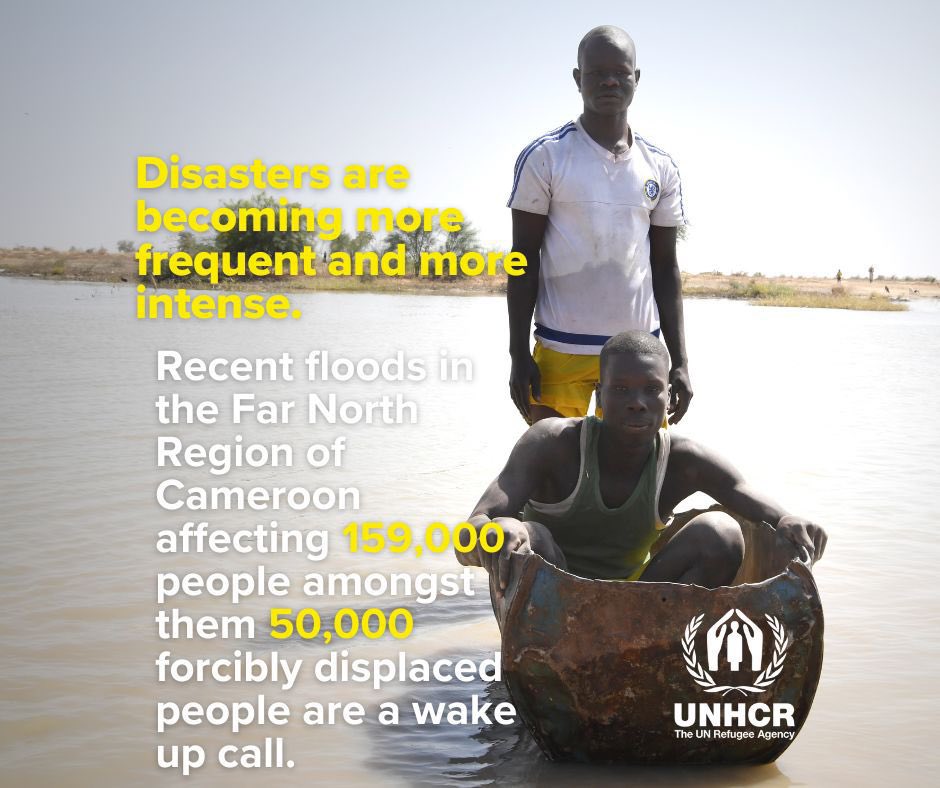 RefugeesCmr's tweet image. "Here are a few facts to note about floods in the Far North region and how @RefugeesCmr is supporting relief efforts..."