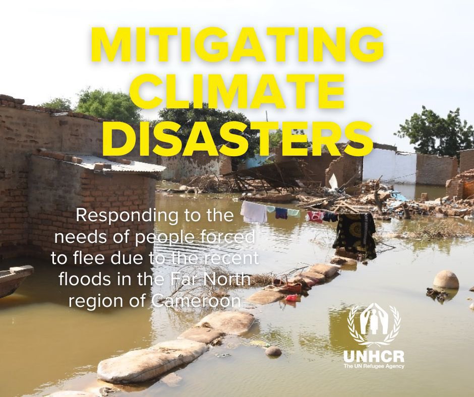 RefugeesCmr's tweet image. "Here are a few facts to note about floods in the Far North region and how @RefugeesCmr is supporting relief efforts..."