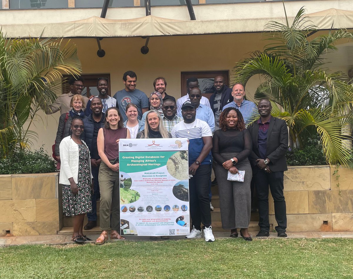 MAEASaMProject's tweet photo. Day 2 with MAEASaM Symposium in Nairobi:
We're diving into the Arches Database with the team, exploring data models via the CIDOC-CRM Card Game, and hosting an open discussion. Exciting times ahead! #MAEASaM #Archaeology https://t.co/0XQwHgdVkU