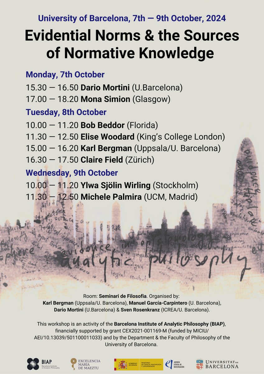 BIAP - Barcelona Institute of Analytic Philosophy tweet media