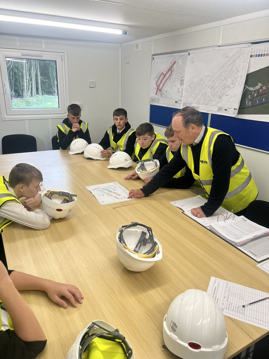 MintlawBCSO's tweet photo. Got to see it, to be it! 
We have recently partnered with Ogilvie Construction who, for the next 6 weeks are welcoming our S3 STEM group into their Mintlaw site so they can see the skills they are learning in the real world. 
#excelerate #learningtogether @MintlawAcademy https://t.co/veL1DKtPnA