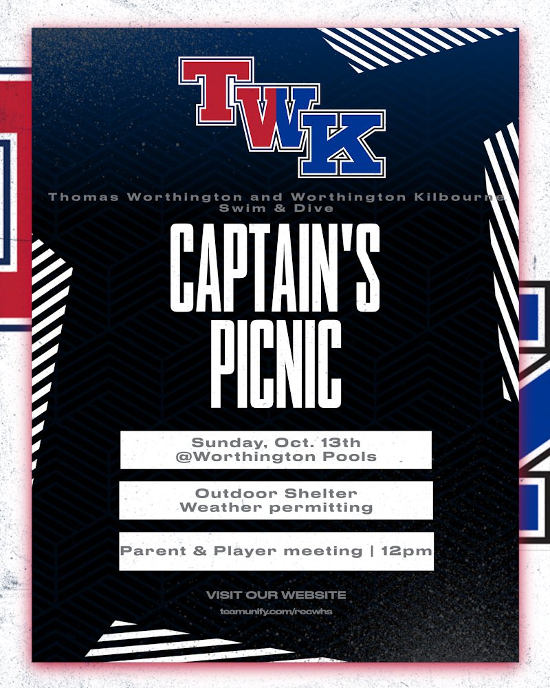 Captain’s Picnic!!!

-11am, Swimville pop-up shop 
-Senior banner pictures
-Noon, Parent and Player preseason meeting
