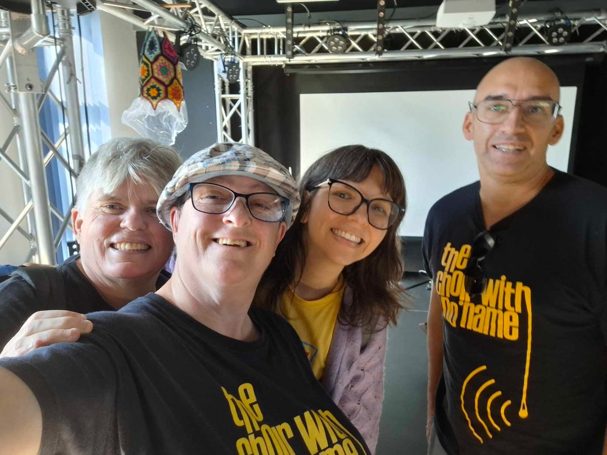 CWNN Liverpool (@cwnnlpool) on Twitter photo Another fab workshop at <a href="/companeros_sp/">Compañeros Crisis Café</a> <a href="/SpiderWirral/">SPIDER PROJECT CIC</a>
Our choir members Steph and Mark helping to coordinate an 8 week project, and Liz joining in this week, with Mersey Wylie our choir director 😀
<a href="/ChoirwithNoName/">Choir with No Name</a> Another fab workshop at <a href="/companeros_sp/">Compañeros Crisis Café</a> <a href="/SpiderWirral/">SPIDER PROJECT CIC</a>
Our choir members Steph and Mark helping to coordinate an 8 week project, and Liz joining in this week, with Mersey Wylie our choir director 😀
<a href="/ChoirwithNoName/">Choir with No Name</a>