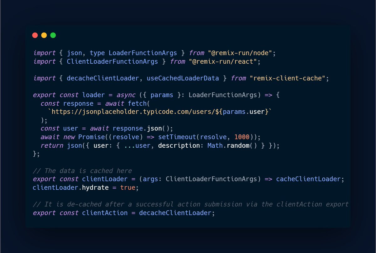 forge42dev's tweet image. remix-client-cache 1.1.0 is here! 🥳
- Added a new utility called decacheClientLoader
- Fixed a bug where SWR cache didn't follow redirects
Remove your cache entries with successful action submissions with 1 line of code!
Full release:
github.com/forge42dev/rem…
