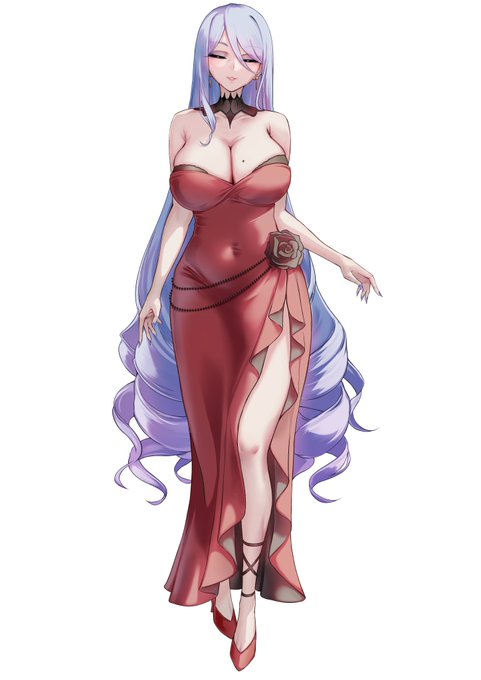 清書が出来ました!
顔や体のシワを出し、コルセットや胸パッドで無理矢理スレンダーな体系を作ってる感じに仕上がりました! 