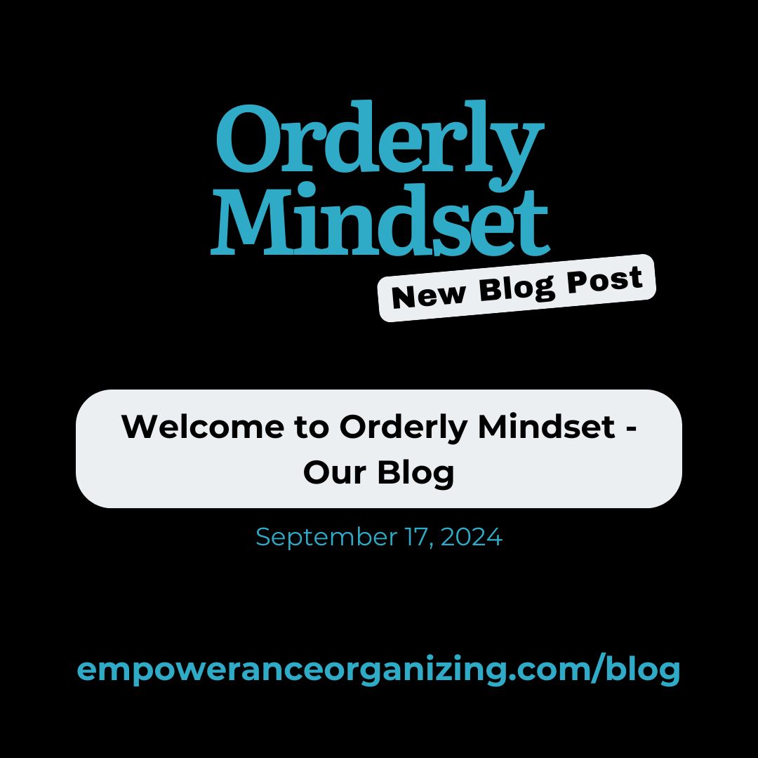 empoweranceorg's tweet image. Our  inaugural #blogpost is now officially live! Visit our website to read our #firstblogpost, an introduction to Orderly Mindset, our new blog: empoweranceorganizing.com/blog/first-post

#organizingconsultant #newblogpost #onlineblog #organizingblog