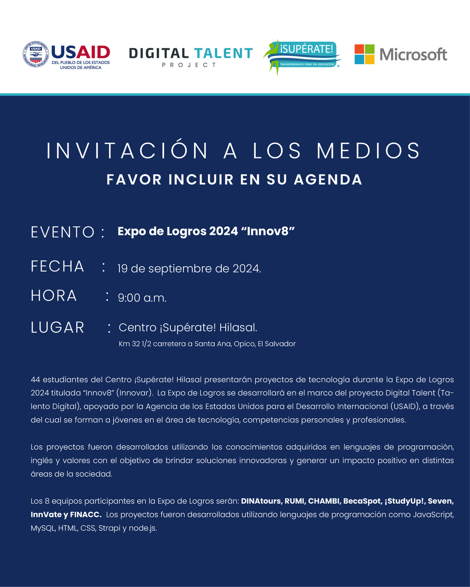 Programa ¡Supérate! tweet media