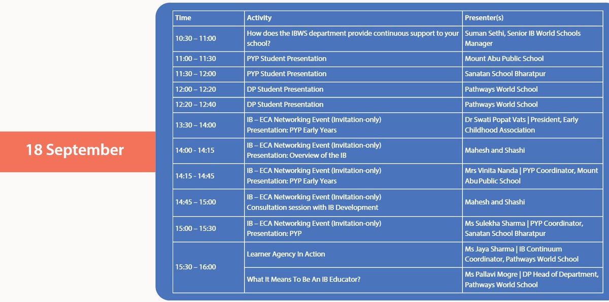 iborganization's tweet image. #DIDACIndia2024 attendees, we’ll be at booth F33 with a lineup of engaging activities designed for educators and school leaders from India and beyond! Make sure to stop by, engage with our team and check out some of the school presentations we’ll be showcasing. 🌟