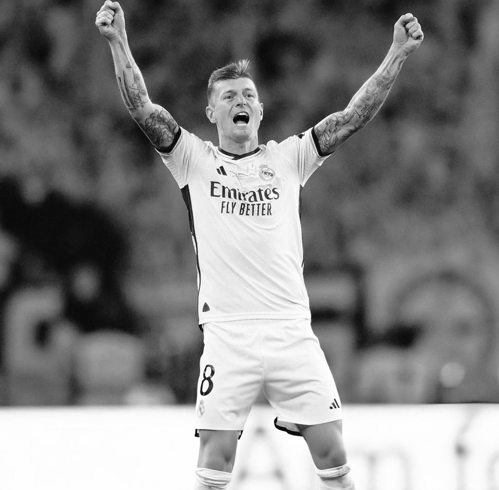 Hoy después de 10 años será el primer partido sin Toni Kroos en la Champions League 💔