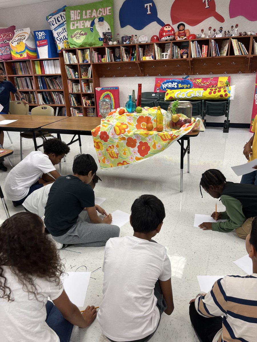 Observing a still life and learning about the work of artist Janet Fish ⁦<a href="/LindseyElem/">Lindsey  Elementary</a>⁩