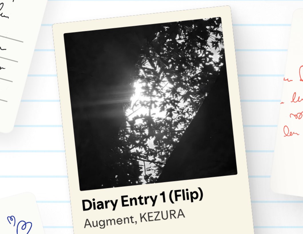 AUGMENT (@augmentproject) on Twitter photo New flip of “diary entry 1” by <a href="/KezuraHonshi/">GABE AUTUMN 🏳️⚧️</a> out now on all platforms!
open.spotify.com/track/66OgZMFW… New flip of “diary entry 1” by <a href="/KezuraHonshi/">GABE AUTUMN 🏳️⚧️</a> out now on all platforms!
open.spotify.com/track/66OgZMFW…