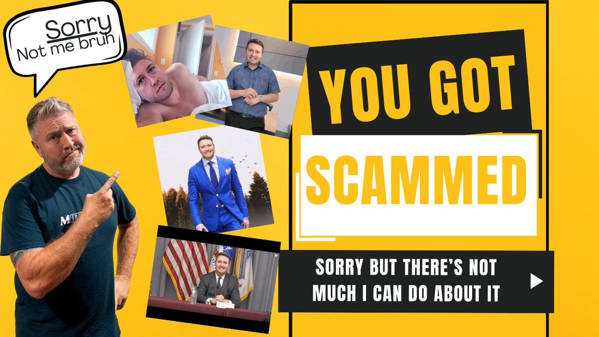 It's crazy that I even have to post this. Long story short, I've been a victim of identity theft for over a decade. Scammer's take my likeness and use it to fraud women around the world. I finally made a video to address it. It is insane! Buckle up because it's a wild ride!