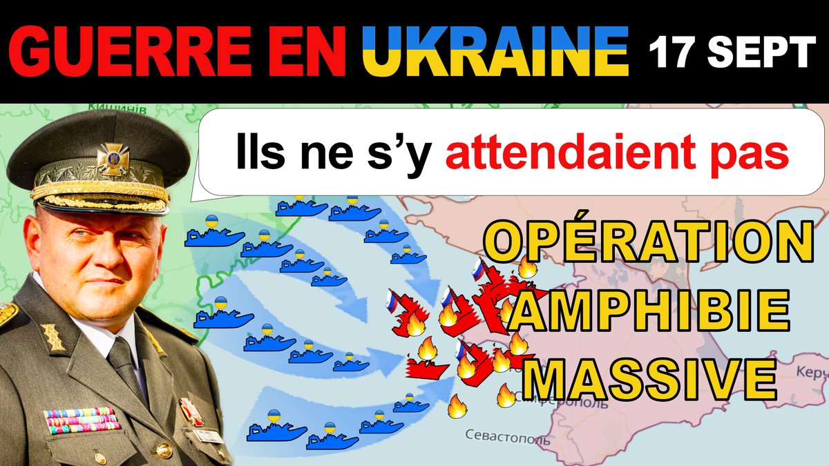 🇫🇷 Jour 936 en #Ukraine 🇺🇦
#Crimée : les Ukrainiens ont décidé de mener une vaste opération amphibie pour prendre d'assaut une plate-forme pétrolière.
🎬 youtu.be/jpCwy8_g3lU