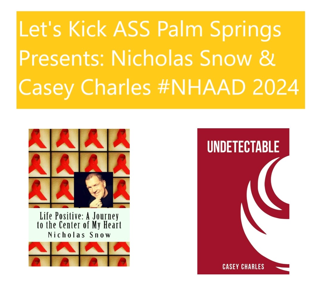 David *Jax* Kelly, JD, MPH, MBA (@davidjaxkelly1) on Twitter photo SEPT. 18 is National HIV and Aging Awareness Day. LKAPS.org interviewed authors of HIV memoirs, Professor Casey Charles and journalist Nicholas Snow of <a href="/PromoHomoTV/">PromoHomo.TV©️</a>. Check it out at youtu.be/svakWzWHtyw?si… #NHAAD <a href="/LKA_PS/">Let's Kick ASS Palm Springs</a> <a href="/agingandhiv/">agingandhiv</a> SEPT. 18 is National HIV and Aging Awareness Day. LKAPS.org interviewed authors of HIV memoirs, Professor Casey Charles and journalist Nicholas Snow of <a href="/PromoHomoTV/">PromoHomo.TV©️</a>. Check it out at youtu.be/svakWzWHtyw?si… #NHAAD <a href="/LKA_PS/">Let's Kick ASS Palm Springs</a> <a href="/agingandhiv/">agingandhiv</a>
