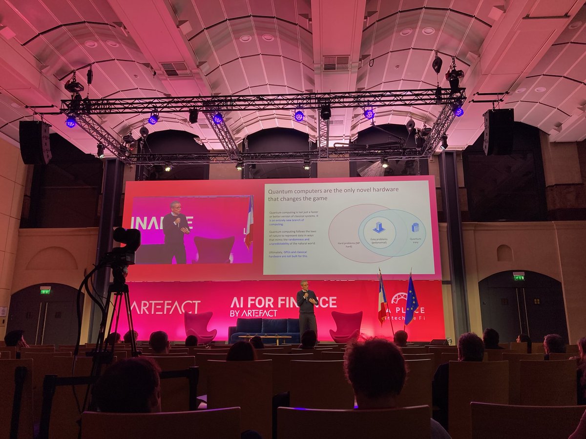 Xavier Vasques (@vasquesxavier) on Twitter photo Happy to be at AI for Finance by <a href="/Artefact_France/">Artefact France</a> !
I had the opportunity to speak about the fascinating intersection of #AI and #Quantum for the future of Finance. It's inspiring to see how these cutting-edge technologies will transform the financial industry Happy to be at AI for Finance by <a href="/Artefact_France/">Artefact France</a> !
I had the opportunity to speak about the fascinating intersection of #AI and #Quantum for the future of Finance. It's inspiring to see how these cutting-edge technologies will transform the financial industry