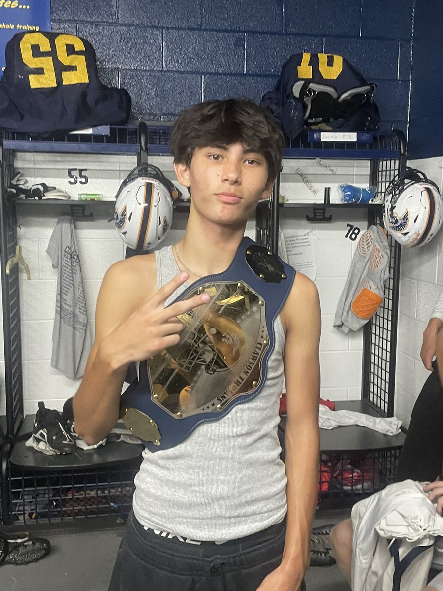 Congrats to our Week 3 DPOTW &amp; Turnover Title Winner SO FS Jace Meeks! Jace has really come along for the Trojans these last few weeks! He has improved in many aspects of his game and is currently leading the team in int. Including a huge int Friday that changed the game!