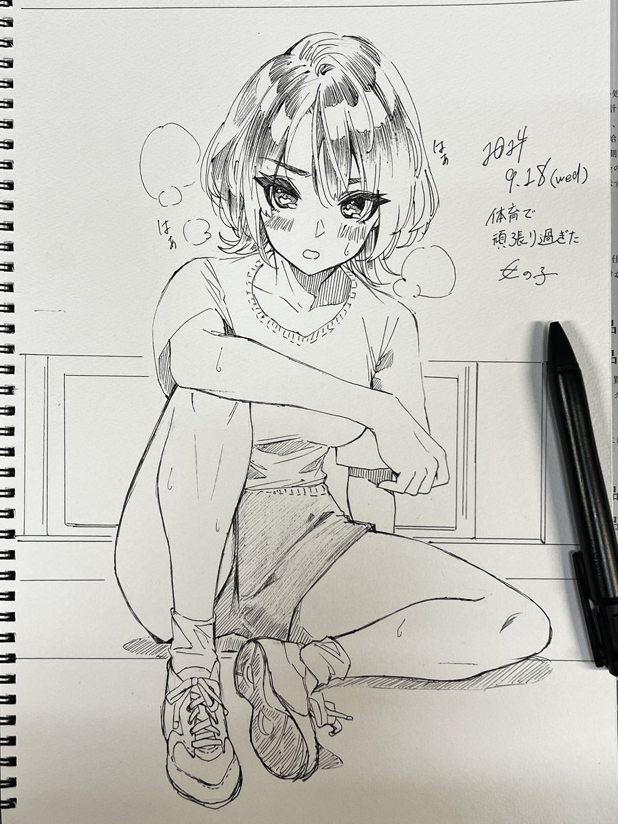 当直ラクガキ②
(デジタルで描き直す時だいぶ修正がいる) 