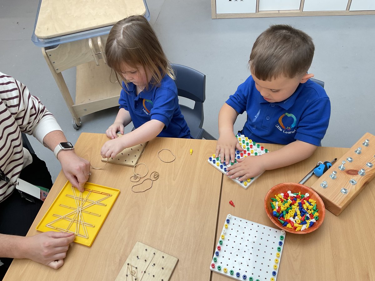 Little Learners at Berrow have been building their hand strength in different ways too. Cloud dough, elastic bands and peg boards all provide opportunities for the children to develop their fine motor skills <a href="/LL_Berrow/">Little Learners</a> <a href="/CBradleyTPLT/">Charlotte Bradley</a> <a href="/_TPLT_/">The Priory Learning Trust</a>