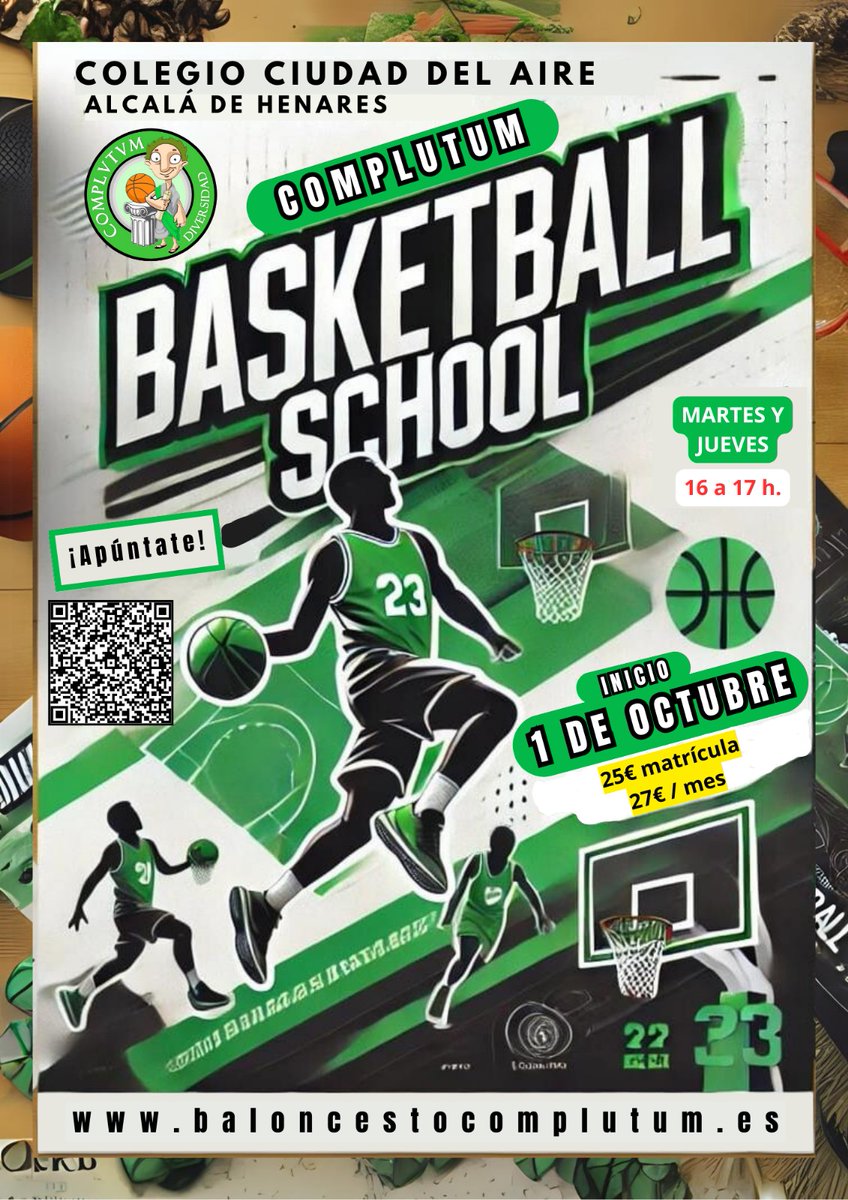 Llega nueva temporada en Ceip Ciudad del Aire 🏀🏀🏀 ¿Te la vas a perder? Corre 🏃🏽🏃🏻 últimas plazas. 

Rellena el formulario ➡‍ forms.office.com/r/pEhKEHPM7c?o…
instagram.com/p/DABgJYJC2b8/…