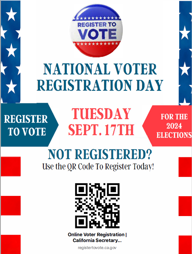 InyoElections's tweet photo. Happy National Voter Registration Day!!  Register online today, or check your registration status here: https://t.co/aLKTA0nnoV https://t.co/yiVsMMRTUf