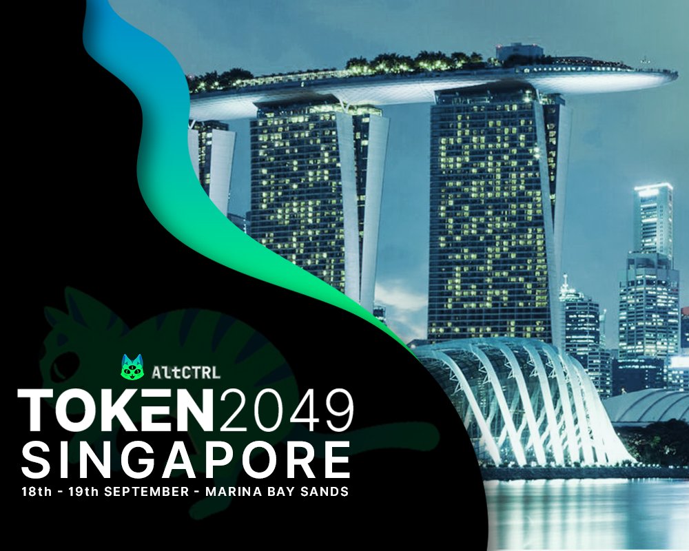 OfficialAltCTRL's tweet photo. Who’s in town for #TOKEN2049Week 🇸🇬? https://t.co/PZhNep7wPX
