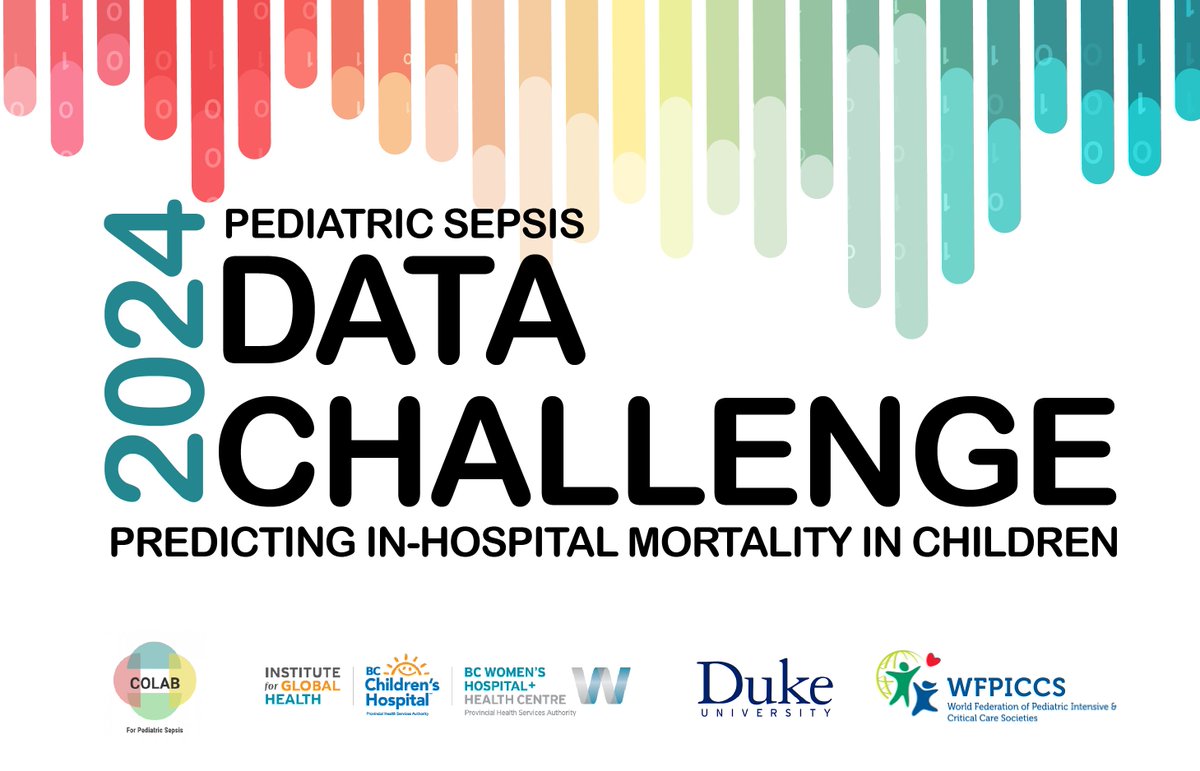 Looking to sharpen your #DataScience skills? Join the 2024 Pediatric Sepsis Data Challenge! Collaborate, learn, and innovate with a global community. Learn more here: bit.ly/2024DataChalle… #sepsis