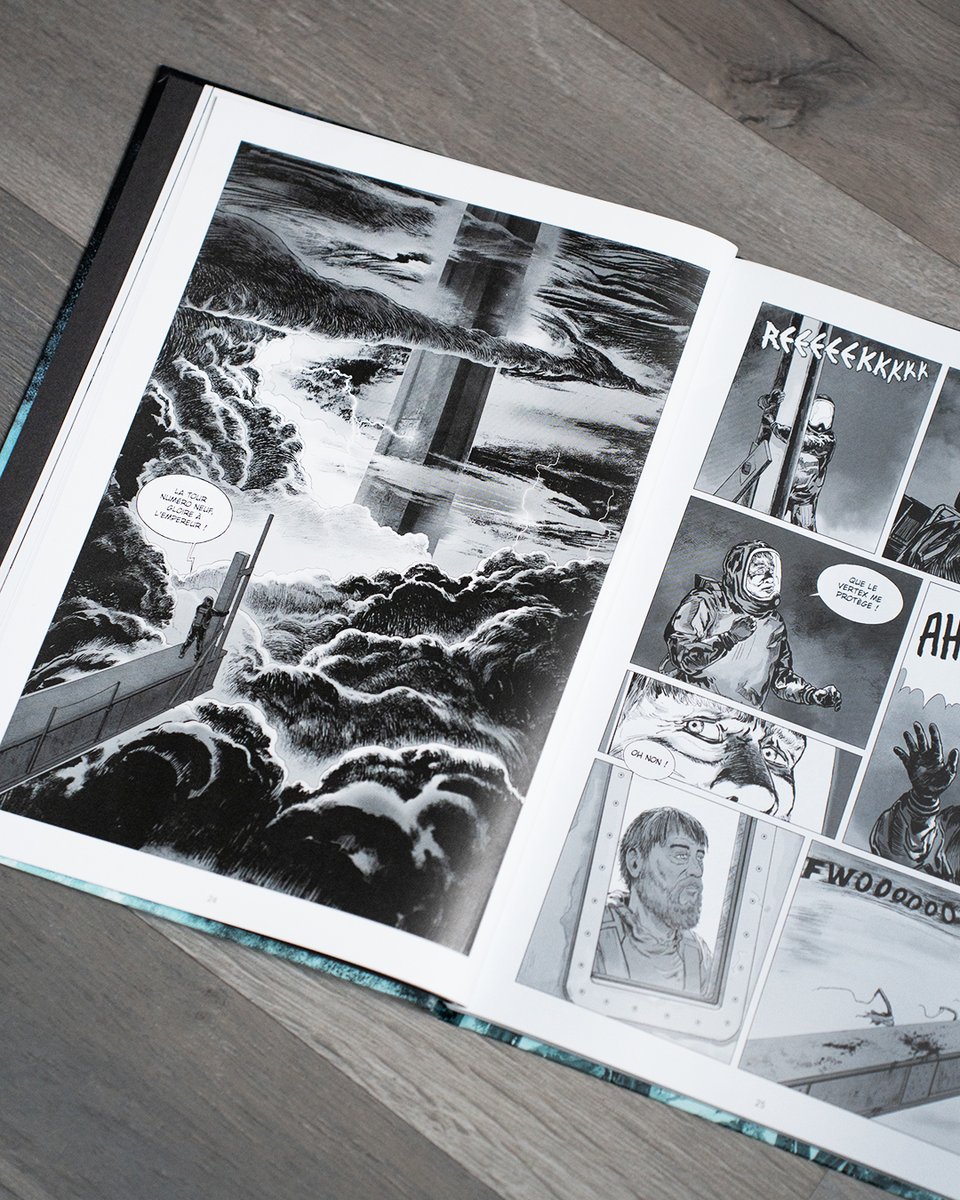 CastermanBD's tweet photo. Si vous l’avez manqué, il est encore temps de se rattraper ! « Vertigéo » est en librairie. 📚
Un récit post-apocalyptique écrit par Lloyd Chéry d’après une nouvelle d’Emmanuel Delporte, et dessiné par Amaury Bündgen.
#bdsf #bdsciencefiction @LloydChery22 @PlusquedelaSF https://t.co/9DuCaXPda9