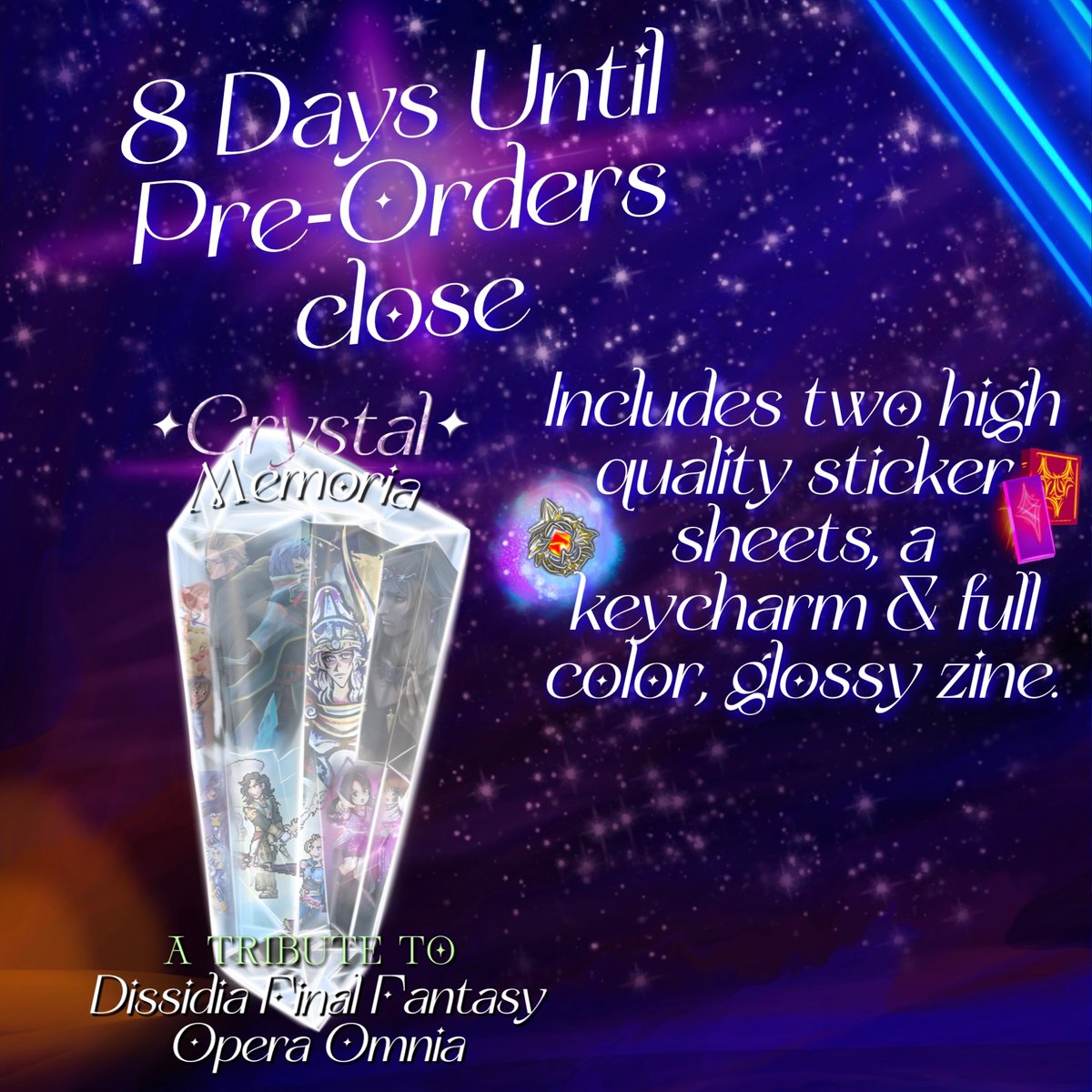 Eight days left to GUARANTEE your copy. This is a limited run, don’t miss out!