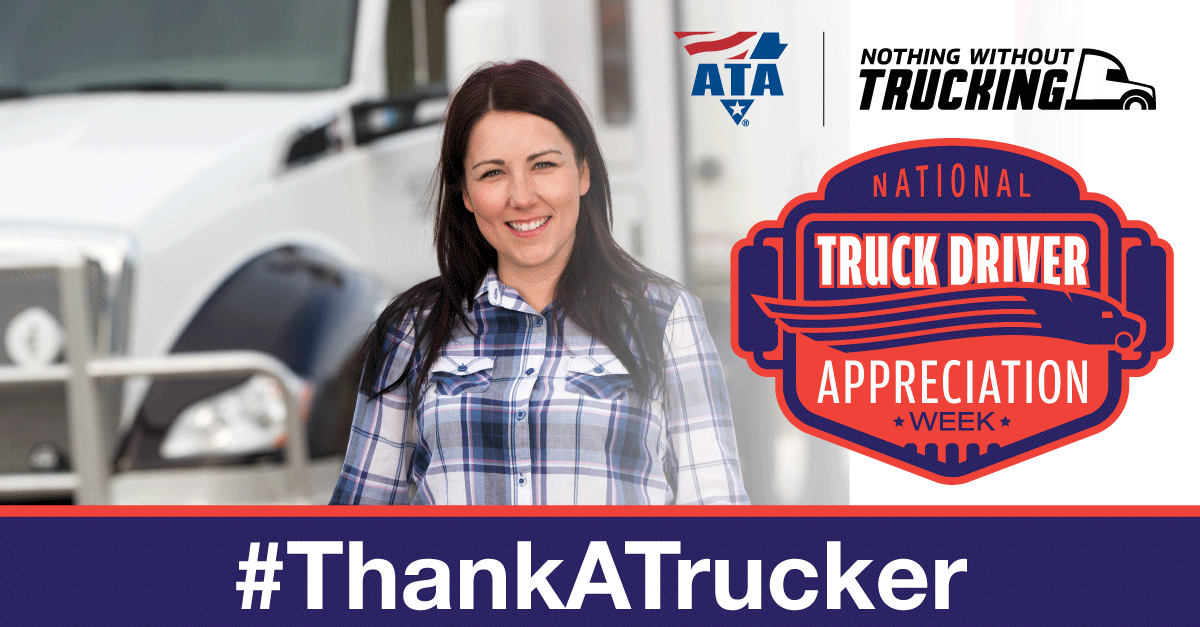 Truck drivers power our economy, keep store shelves stocked, and deliver relief supplies. Their extraordinary dedication should be recognized.

If you see a trucker on National Truck Driver Appreciation Week, please take the time to say “thank you.”

#NTDAW24 #ThankATrucker