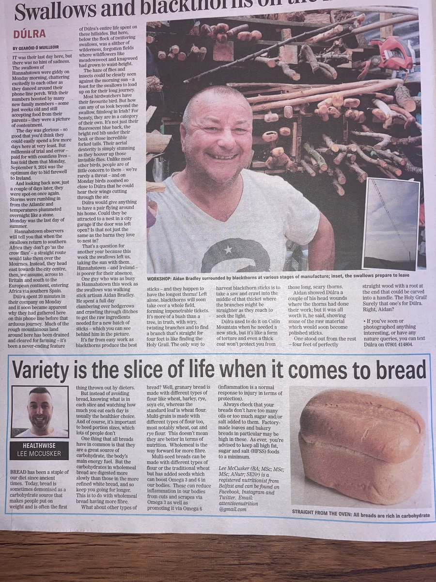 Check out my nutrition article in the Andersonstown news on why bread isn’t the enemy when it comes to nutrition and weight loss 🌟 📰 ❤️ 

Full link below to the online version on my website:
attentivenutrition.com/blog/variety-i…