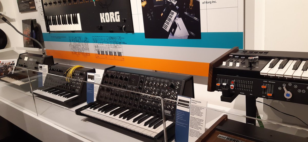 SpunOutSounds's tweet photo. ATONE FOR YOUR SYNTHS..! πΉπ
Popped along to the launch day of the @KorgUK #synthesizer exhibition at @MusicalMuseum Brentford to turn some knobs. Biggest public accessible collection of #Korgs outside Japan? π€
Got a copy of @TheTonyHorgan's book to help make sense of it allπ€― https://t.co/d83KbGkJww