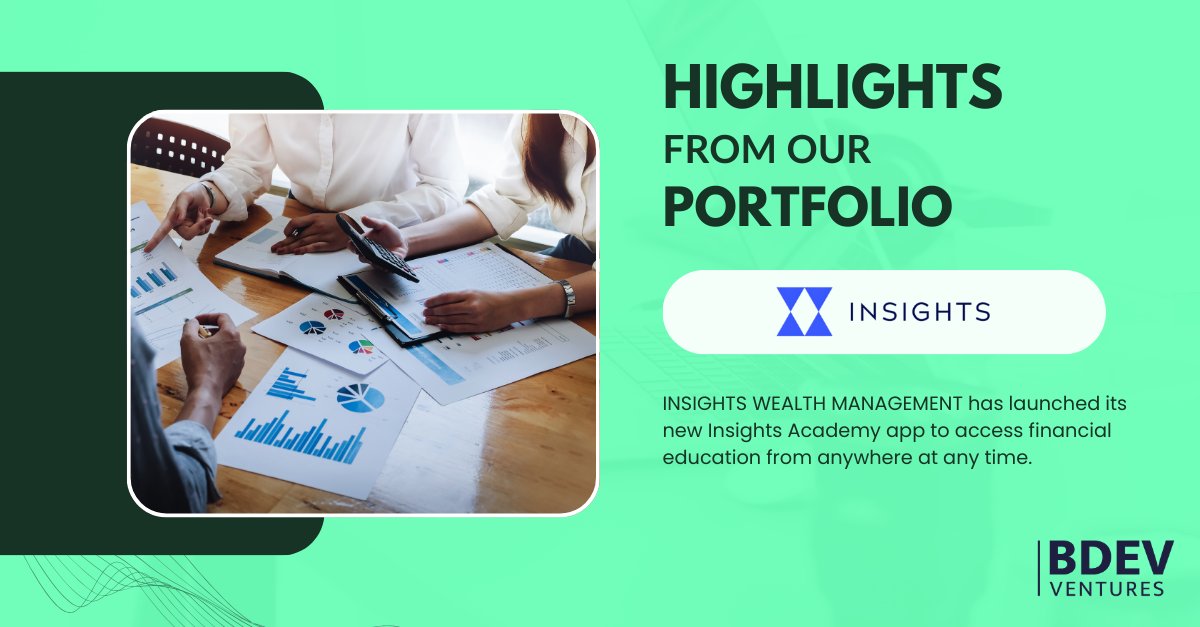 🚀 With the newly launched Insights Academy app from Insights, users can now access top-tier financial education and resources from anywhere at any time. 📈

#WealthManagement #Startups #Innovation