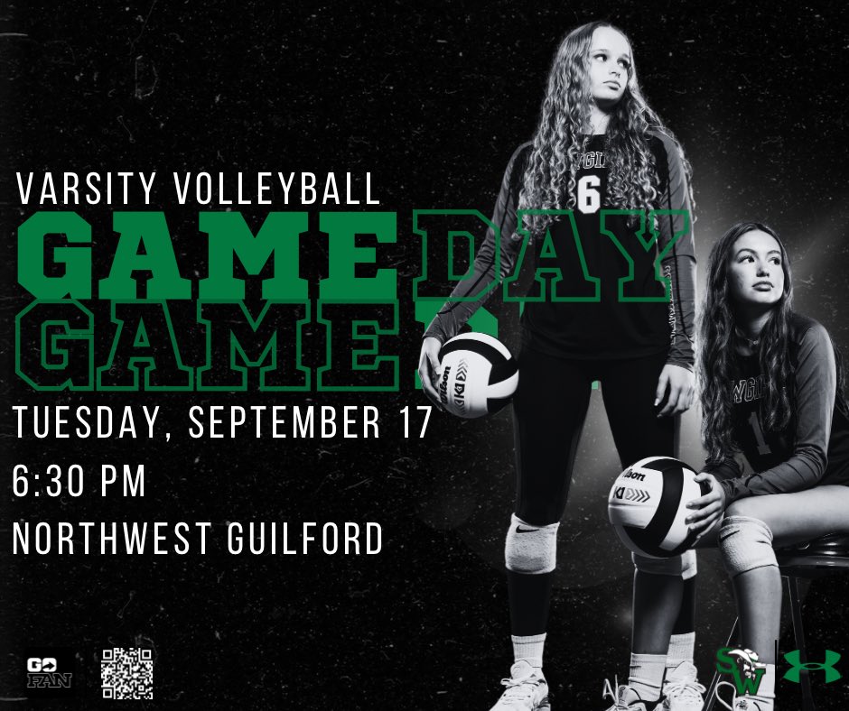 It is GAME DAY for our Volleyball teams! Both JV and Varsity are at Northwest Guilford this afternoon. JV begins at 5 and Varsity will start at 6:30. Head on up the road and support our Cowgirls! 

Get your tickets on GoFan! 

#gocowboys #cowboystrong #swghsathletics