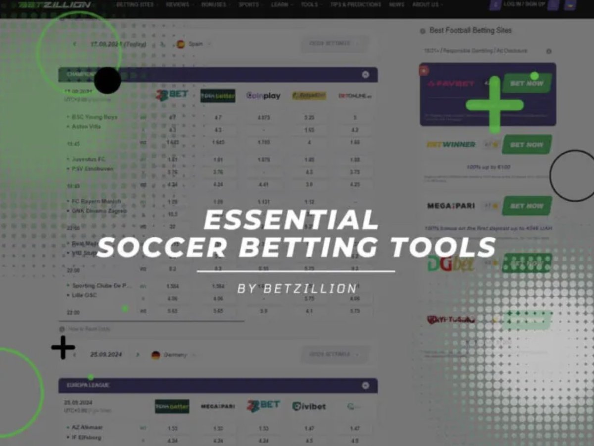 BetZillionX's tweet image. ESSENTIAL SOCCER BETTING TOOLS | #BettingBlog

Every experienced punter knows that success in soccer betting, like any other sport, is not about luck. Besides applying the right strategies, you need certain tools if you want to get serious about soccer betting. These resources…