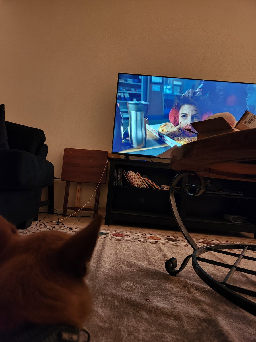 Speaking of dogs, ours watched part of it. 😉 (And got to see <a href="/DaniKind/">Dani Kind</a> on screen!)