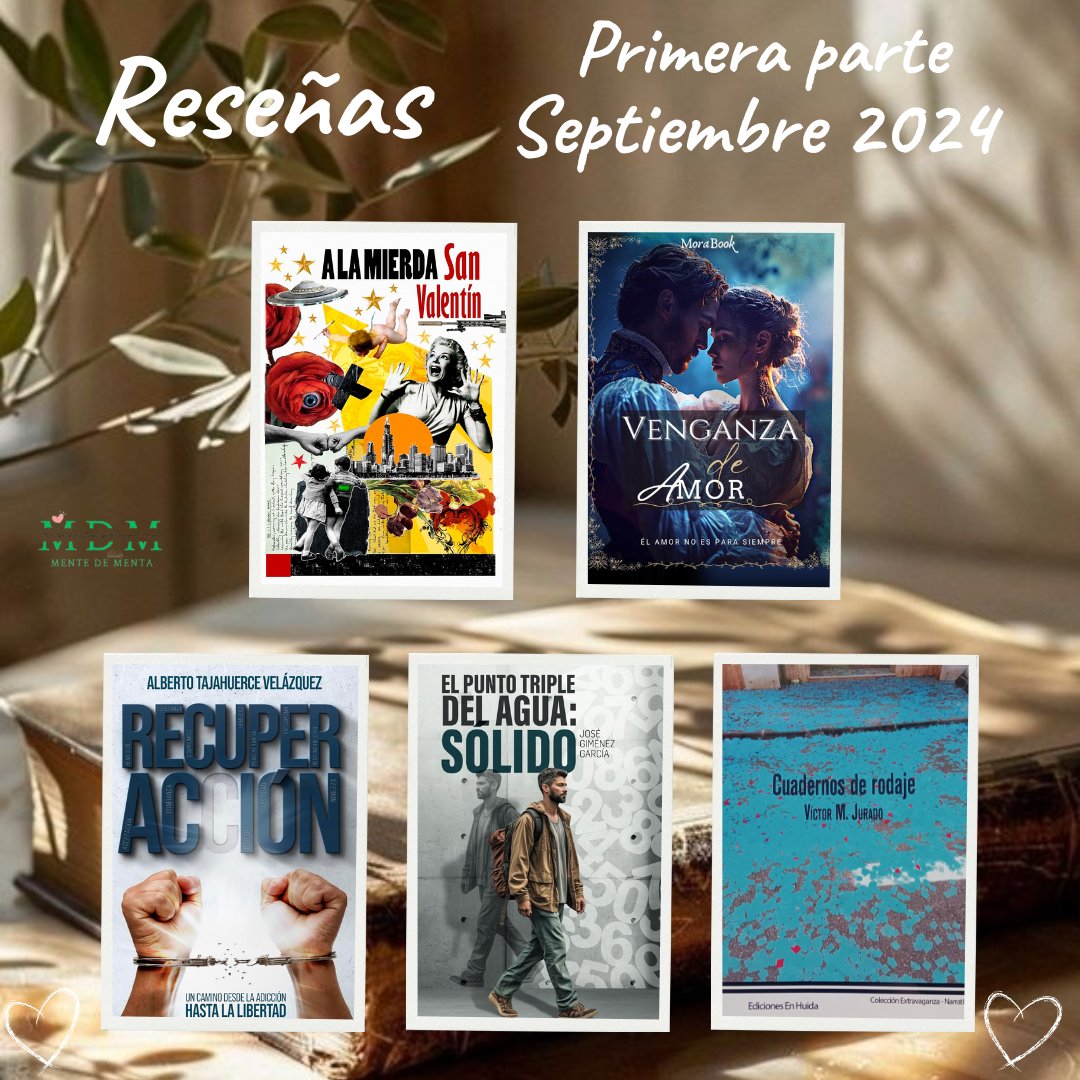 Buenas tardes loquit@s, os traigo las primeras reseñas del mes, pasaros a leerlas por el blog que no tienen desperdicio, espero que os gusten. mimundoysusdemonios.home.blog/2024/09/17/sep…