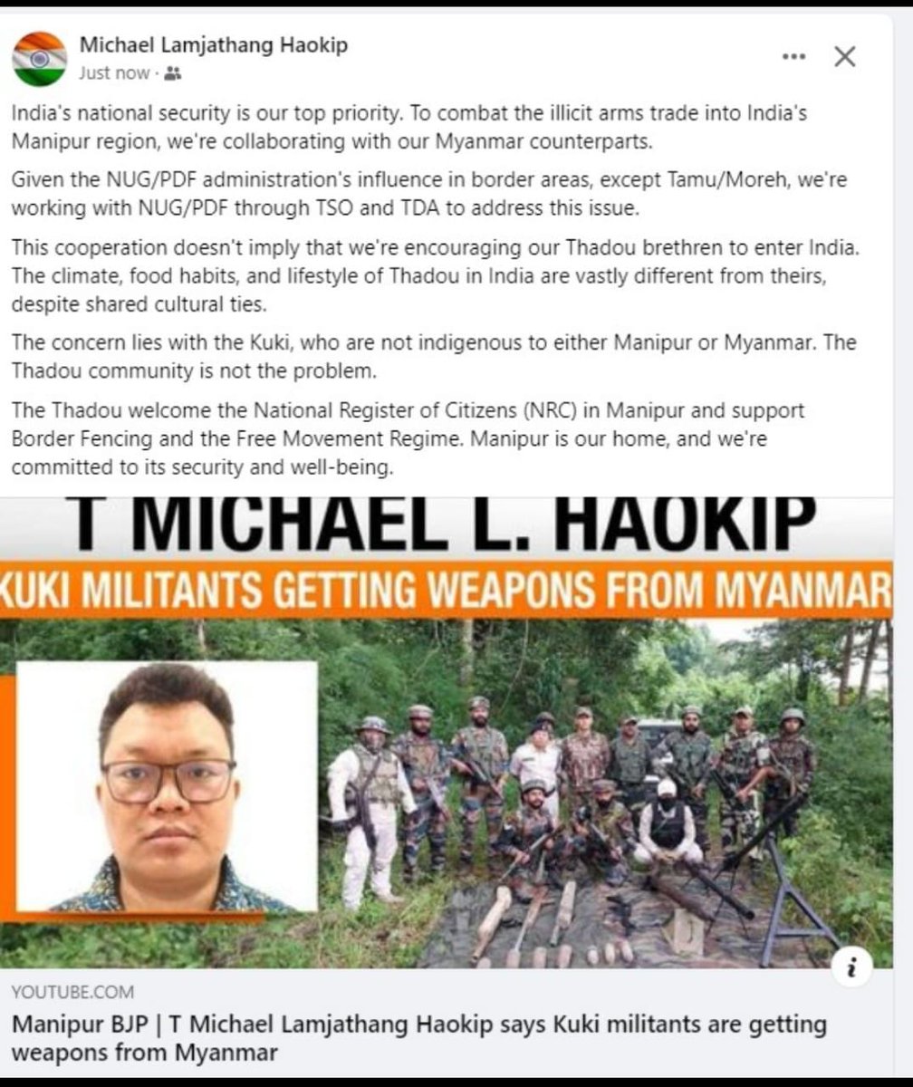 DrLamtinthangHk's tweet photo. The alleged KNA-B kid was recorded as a member of TDA No-6 Bn. in the pro-forma. As per the statement made by the Spokesperson of @BJPManipur, it undoubtedly proves that Mr. @NBirenSingh led @BJP4India Govt is supporting Myanmar militants through TSO/TDA Myanmar and some infamous organisations to escalate violence in Manipur. Hence, the tall-claimed Foreign hands in Manipur violence are none but CM @NBirenSingh & @BJP4India.

These Foreign hands, Drone, Rockets, etc. are all but to divert #ManipurTapes of Mr. #NBirenSingh's confession. 

#InvestigateNBirenSingh
#WeDemandJustice

@rashtrapatibhvn @HMOIndia @INCIndia @adgpi @official_dgar @crpfindia @NIA_India @CBIHeadquarters @the_hindu @htTweets @thewire_in @ThePrintIndia @hrw @PIB_India @PTI_News