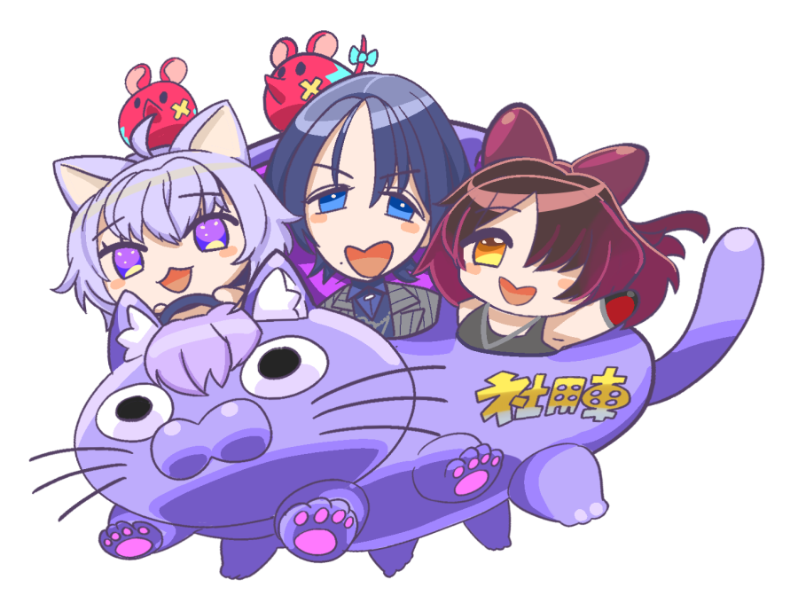 猫又おかゆ 「メカニック素材#ロボ子Art #絵かゆ #青ペン #holoGTAFA 」|hippoのイラスト