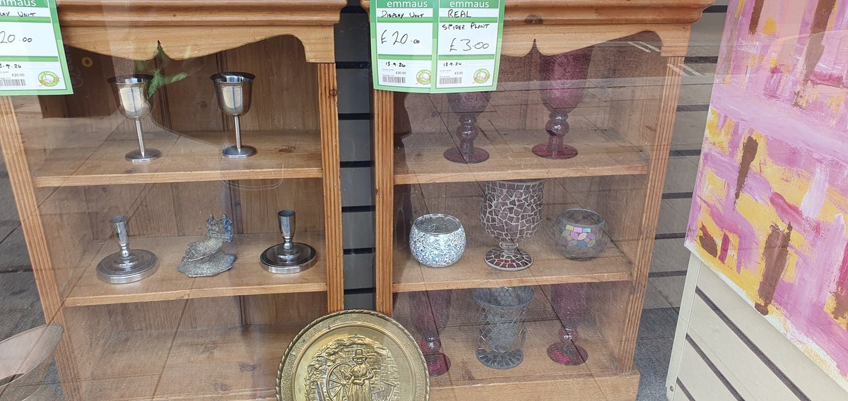 "Choose wisely, charity shop customer, for only the true Grail brings life."