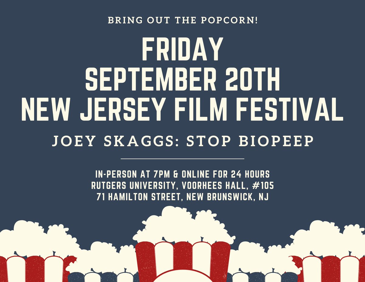 artoftheprank's tweet photo. "Joey Skaggs: Stop BioPEEP" will screen at the New Jersey Film Festival on Sept 20, 2024. Details are in the link.
https://t.co/jsk0CiE16V
#joeyskaggs #oralhistory #shortfilm #documentary #technology #performanceart #hoax #newjerseyfilmfestival #activism #geneticwarfare #eugenics https://t.co/yUHTEte434