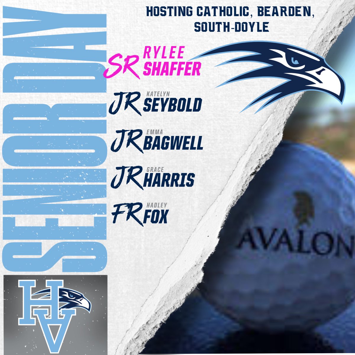 HVAGolf's tweet image. Senior Day Match @Avalon_Golf this afternoon. @HVAAthletics @HVAAC
