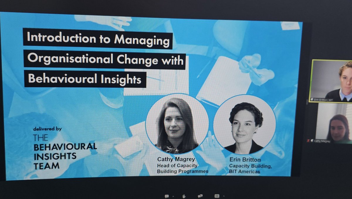 Gauged2012's tweet image. Very interesting webinar provided today by Erin &amp;amp; Cathy from the behaviour insights team.
A great discussion around the use of the #behaviourchangewheel and #comb model &amp;amp; how @Gauged2012 has applied it when engaged with behaviour change intervention programmes
#bbs #culturechange
