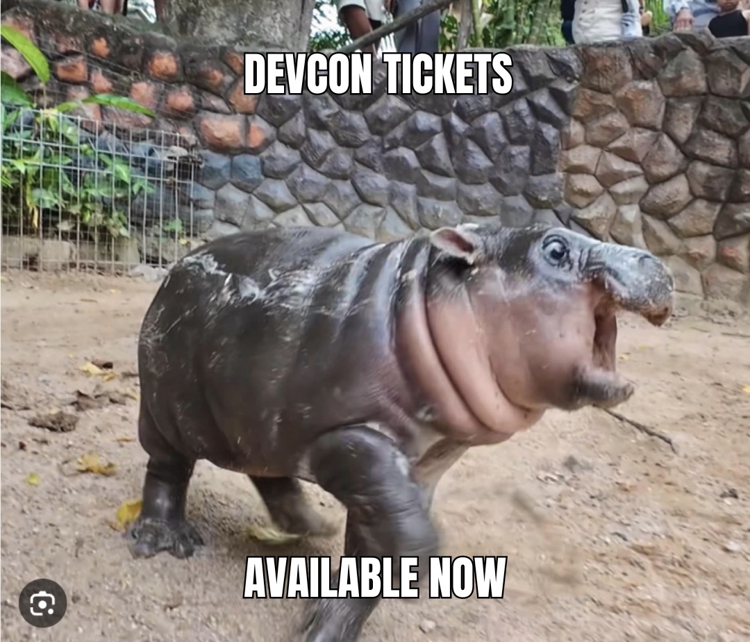 Devcon general tickets are available now! 🚀

Don't miss your chance to get one this time. Less than 2 months until we meet in Bangkok, Thailand!

Get your ticket here: tickets.devcon.org