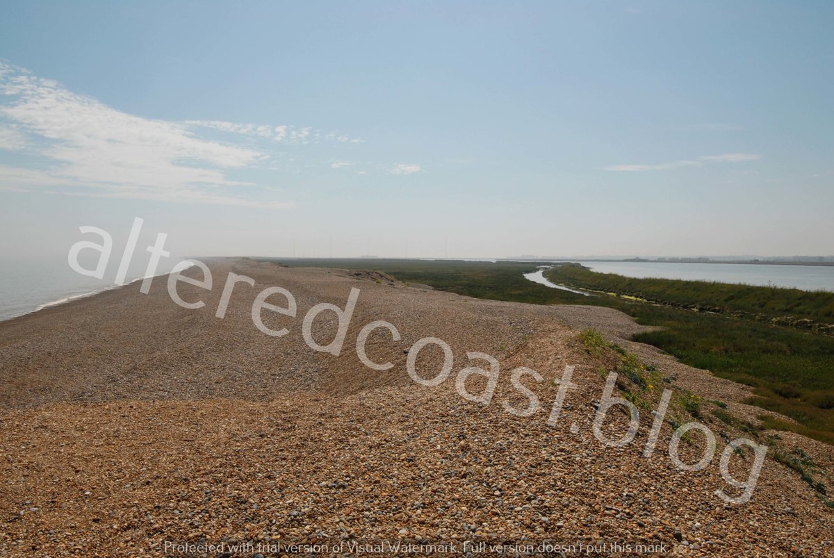 Observations of the ever shifting, occasionally dramatic alterations of Shingle at #SudbourneBeach in #Suffolk The narrowing shingle ridge south of the #MartelloTower near #Aldeburgh 
👇
alteredcoast.blog