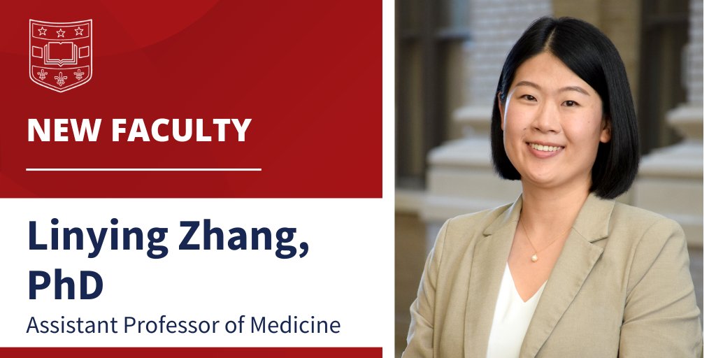 Welcome Linying Zhang, PhD, who joins #WUDeptMedicine Division of General Medicine &amp; Geriatrics. ⁠
⁠
Dr. Zhang’s research focuses on improving reliability of real-world evidence generation using causal inference and artificial intelligence. 
⁠
Link&gt; l8r.it/xEZ5