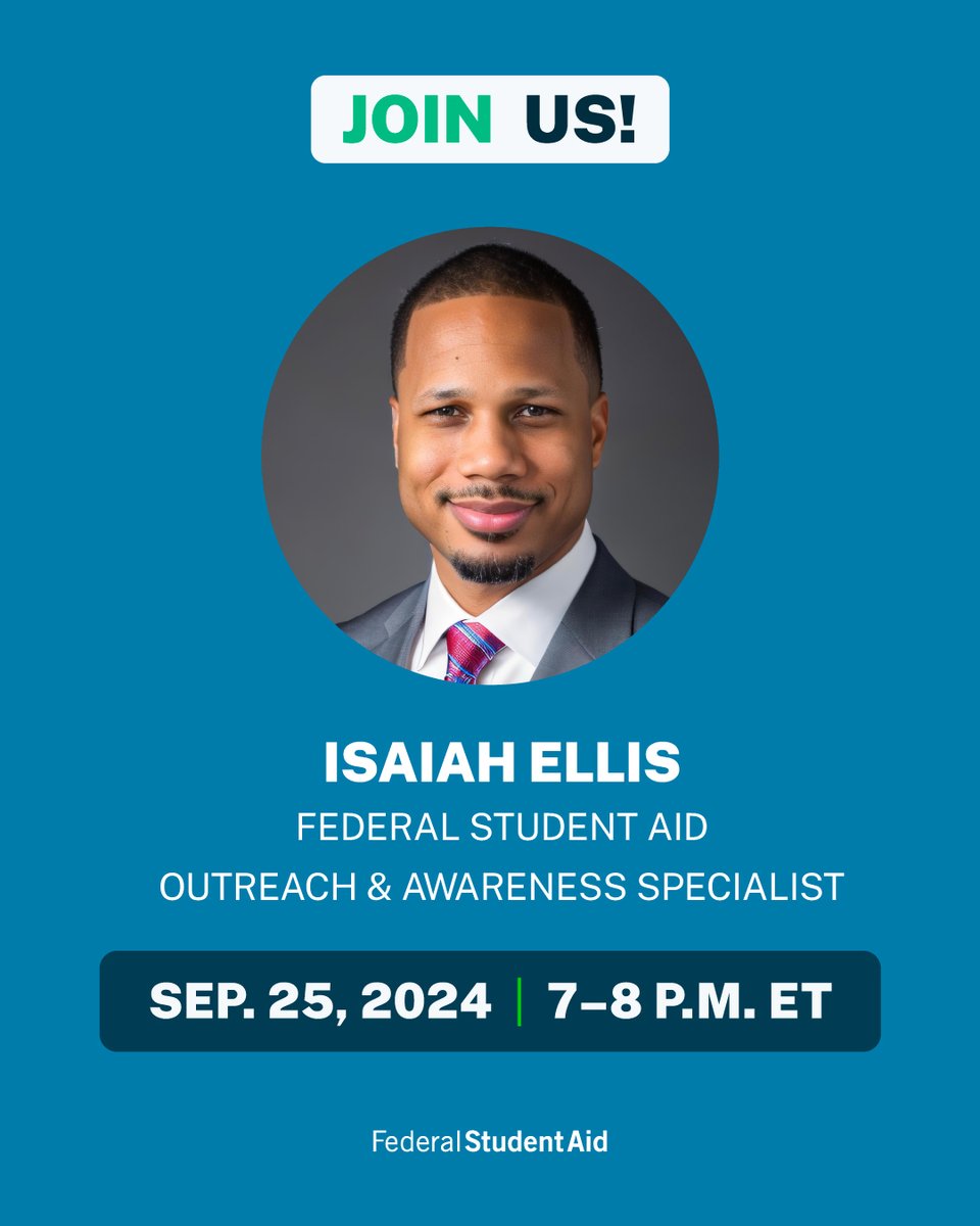 📢 Calling all federal student loan borrowers 📢​

Have you missed your loan payments or are you at risk of default?​

Our upcoming webinar will cover what options you have and ways to keep your payments on track.​

Register today: forms.office.com/g/47WTmarB0X