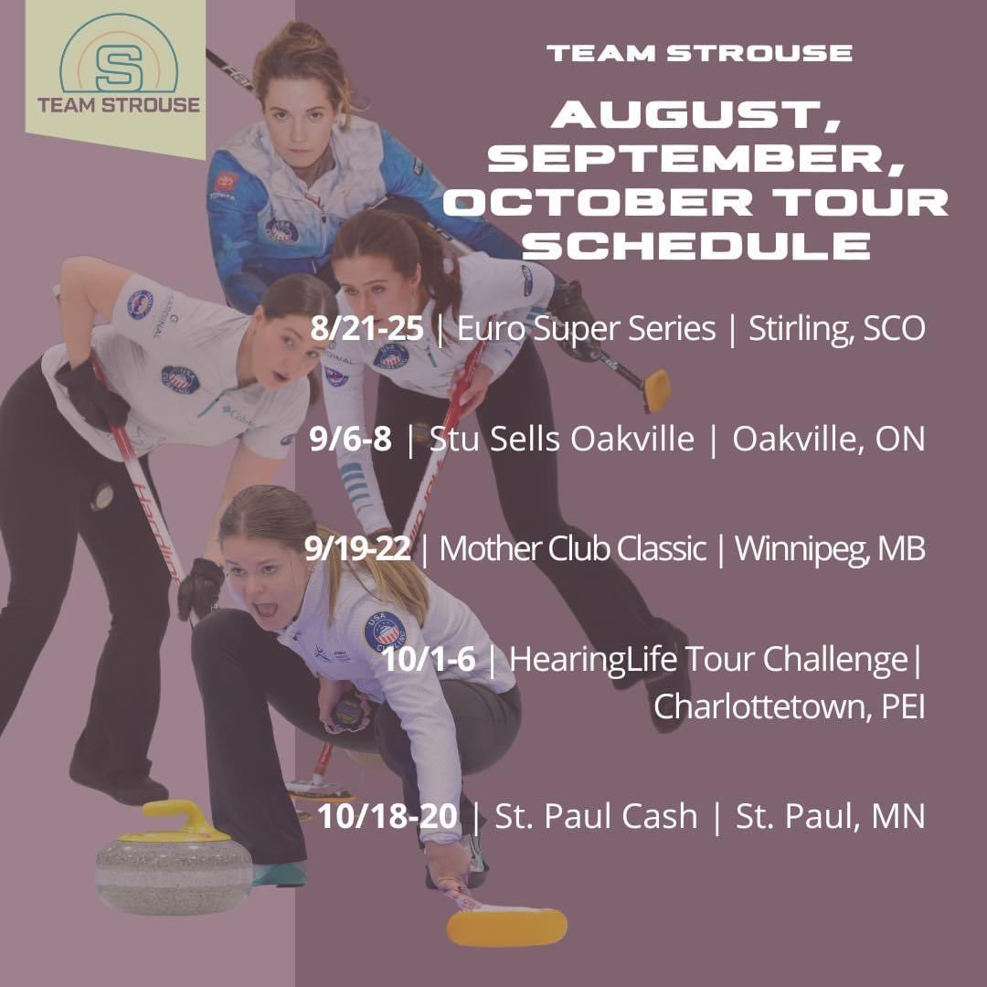 Team Strouse (@team_strouse) on Twitter photo We’re on the road again tomorrow for the Mother Club Fall Curling Classic at <a href="/CurlGraniteWPG/">Granite Curling Club</a>. Here’s our schedule for the next couple of weeks. We’re on the road again tomorrow for the Mother Club Fall Curling Classic at <a href="/CurlGraniteWPG/">Granite Curling Club</a>. Here’s our schedule for the next couple of weeks.